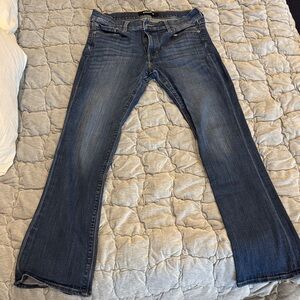 Express Dark Blue Women's Boot Cut Jeans